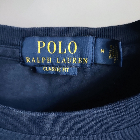 Polo Ralph Lauren Big Pony T-shirt Navy Short Sleeve M - Picture 5 of 11